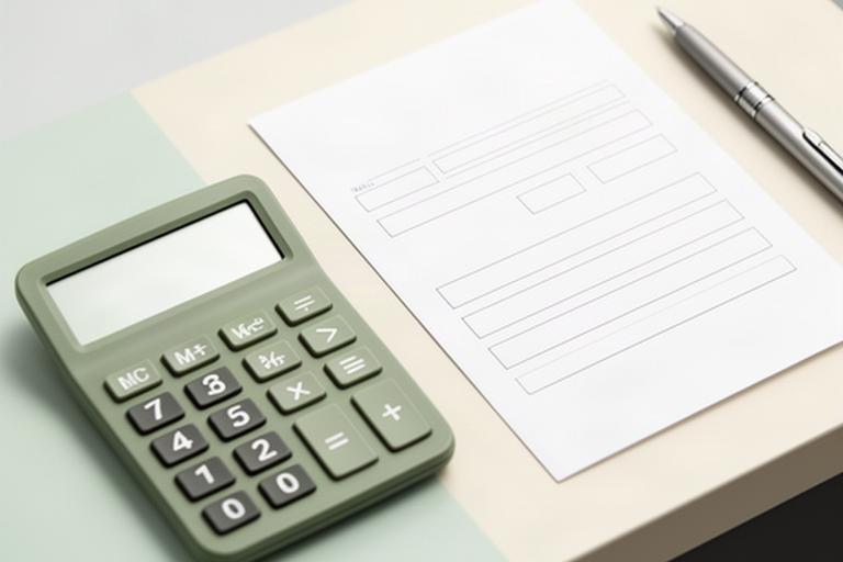 Rechner zeigt 5.000 Euro Mindestanlage neben einem unterschriftsreifen Formular