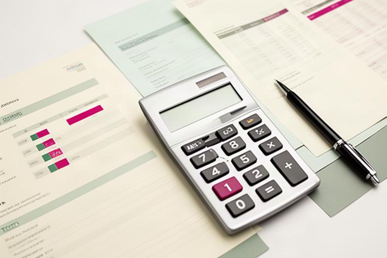 Geöffnete Finanzunterlagen mit hervorgehobenen Zinssätzen und Laufzeiten